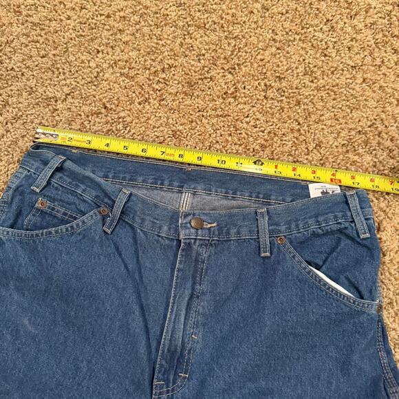 Vintage Y2K Dickies Carpenter Utility Pocket Workwear Blue Denim Jeans Sz.36x30 - Picture 7 of 7